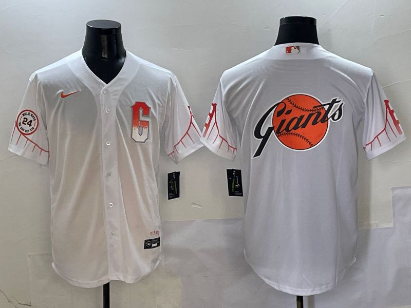 Men San Francisco Giants Blank White Game Nike 2025 MLB Jersey style 10->san francisco giants->MLB Jersey